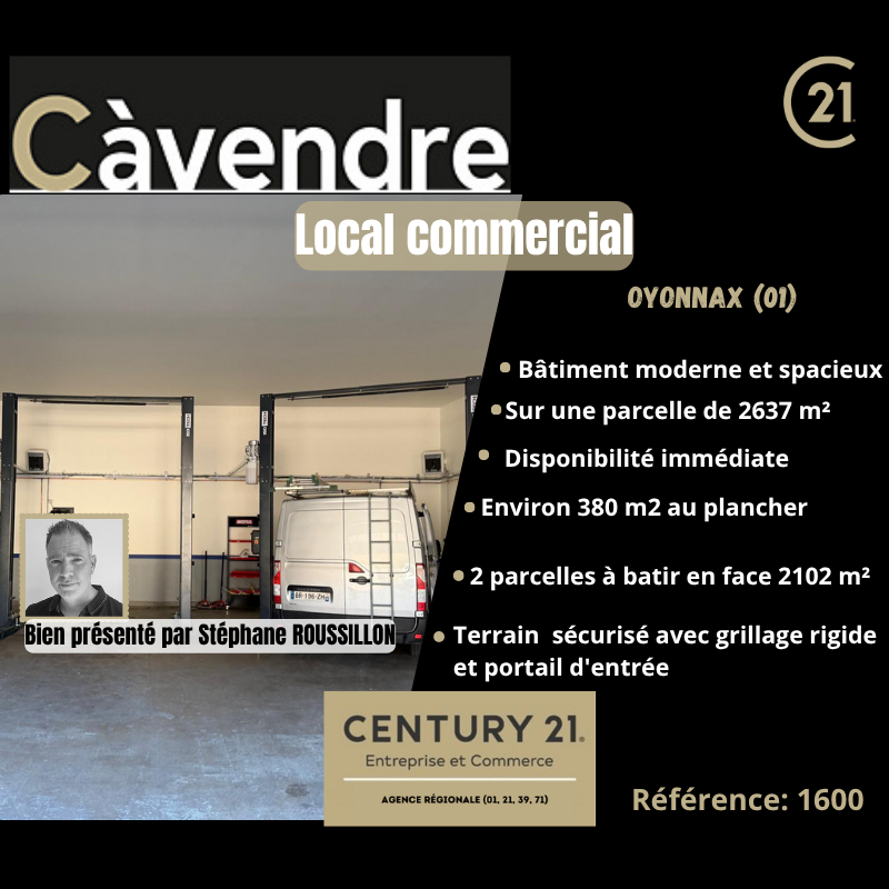 Local commercial à vendre - 4739.0 m2 - 01 - Ain