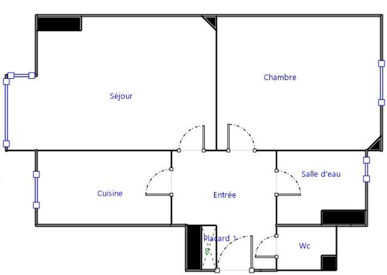 Photo SPACIEUX T2 A 2 MINUTES DU MÉTRO CONVENTION image 2/6