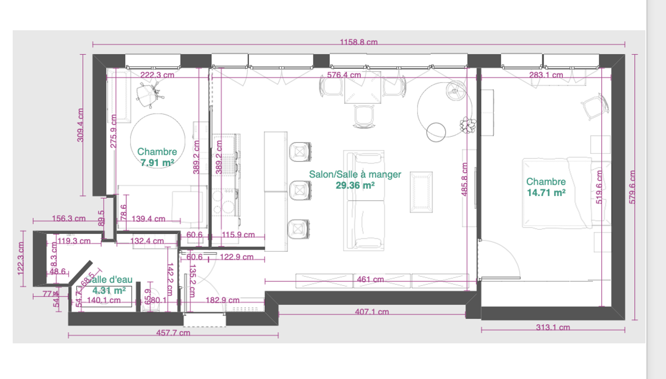 Photo T3 MODERNE - Convention/Vaugirard image 3/6