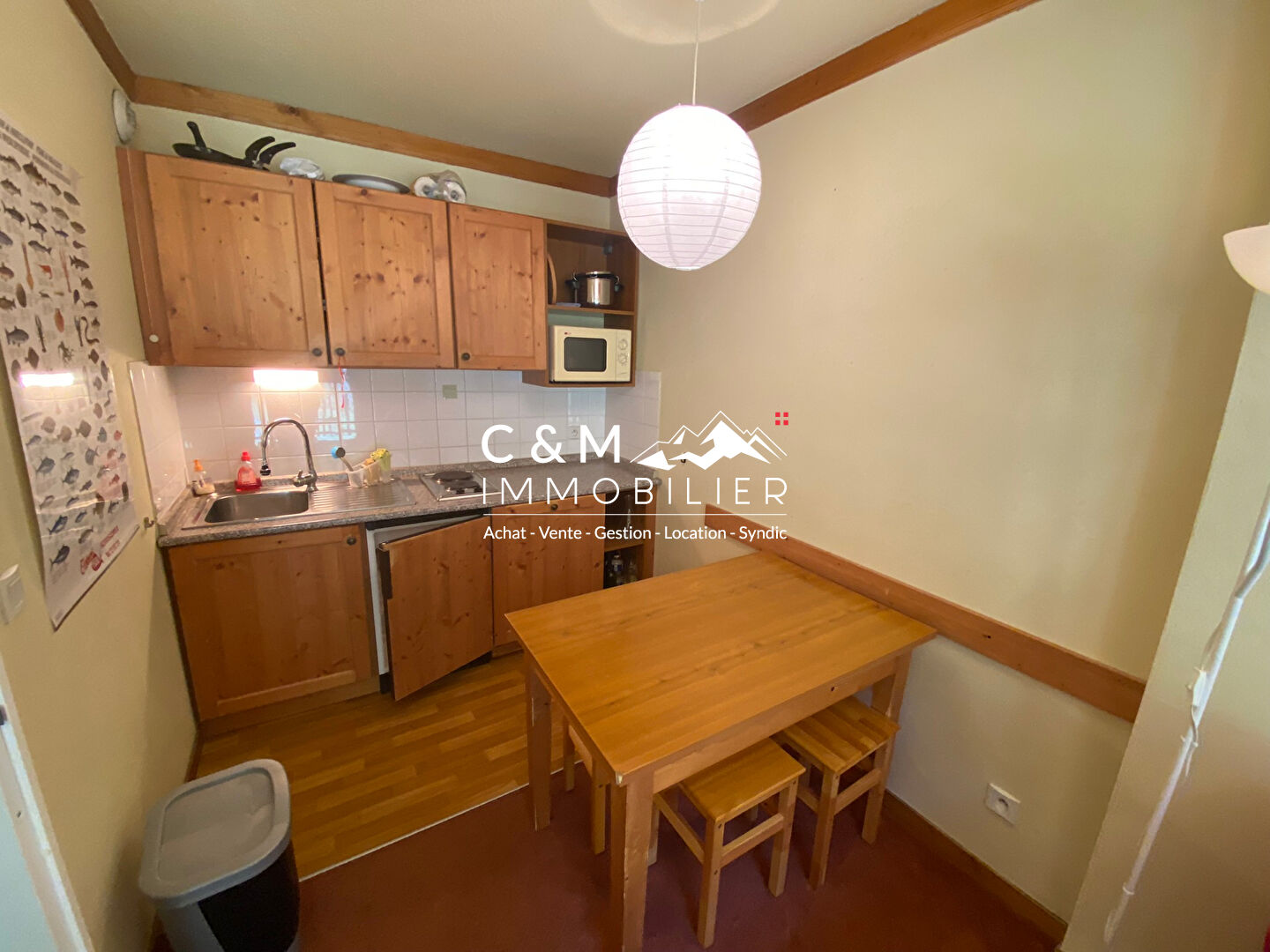 Photo Appartement CHALETS DU THABOR (2/4 couchages) 2 pièce(s) 28.00 m2 image 3/6