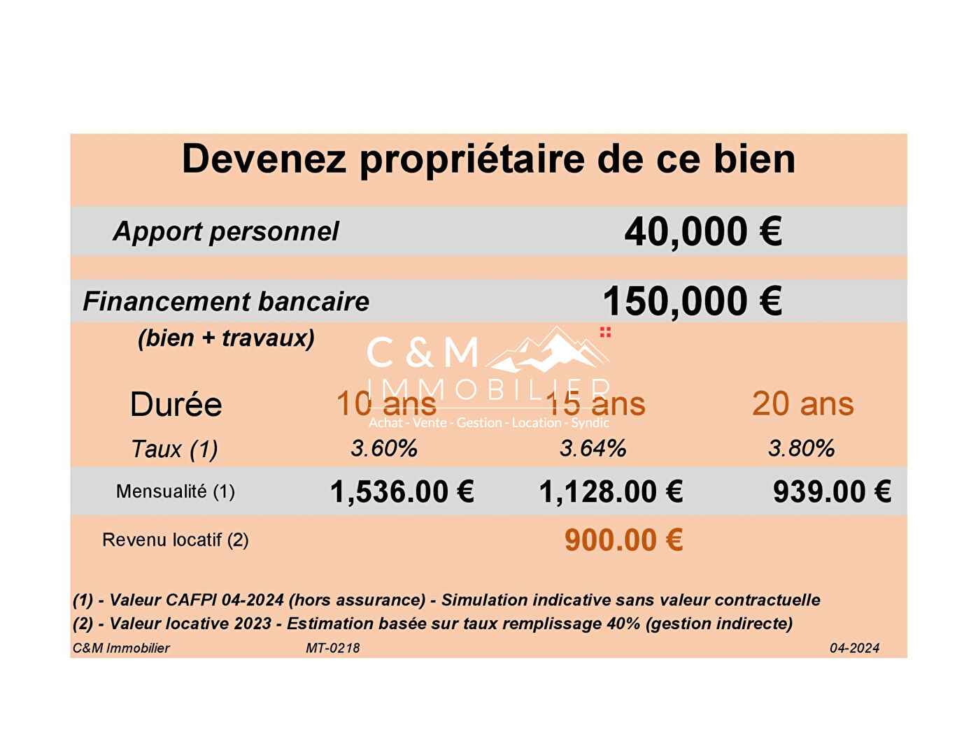 Photo Plateau brut à aménager 42.10 m2 (Carrez) à Termignon image 6/6