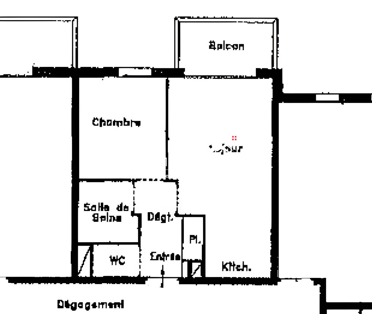 Photo Appartement VALCENIS 2 pièce(s) 29.17 m2 + garage Les Alpages (2/4 pers.) image 5/6