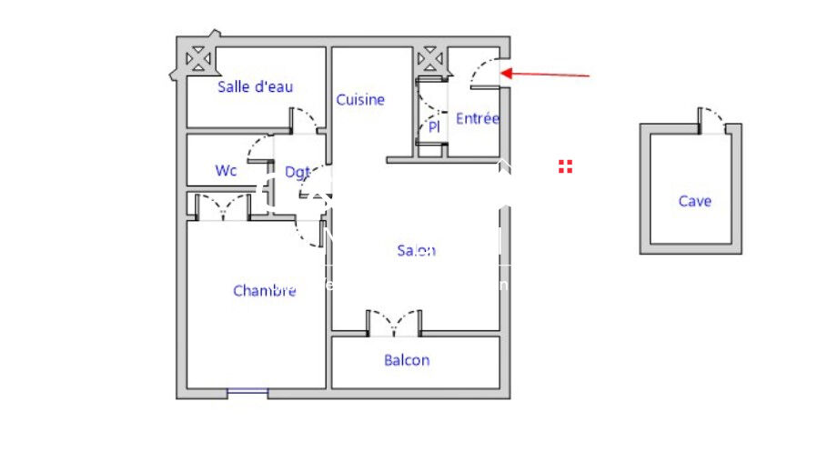 Photo Appartement La Norma (Les Arolles) 2 pièce(s) 27.31 m2 + 1 cave image 5/6