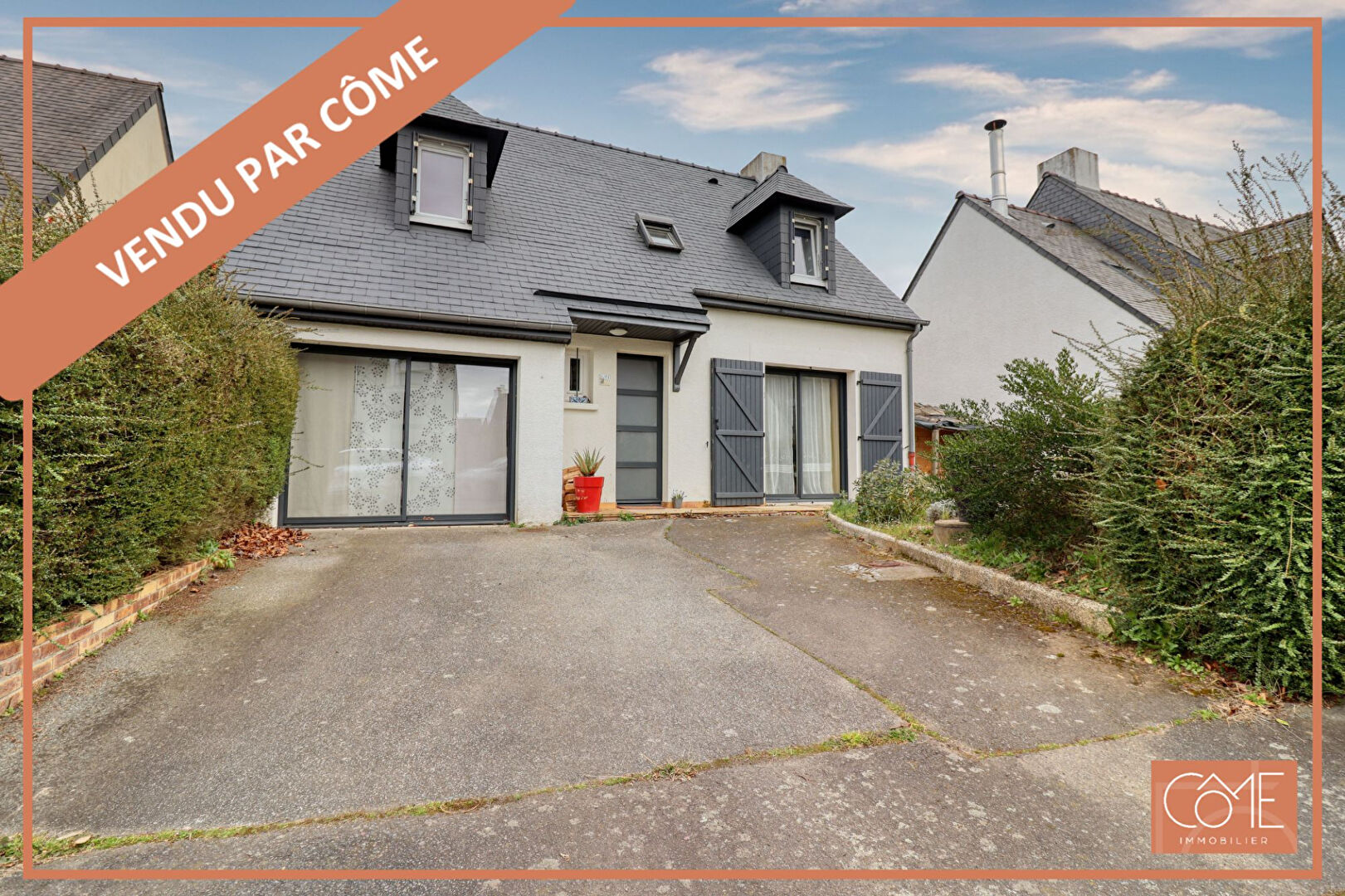 VENDU - 35760 SAINT-GRÉGOIRE - MAISON FAMILIALE - 114 m² HABITABLE, 153 m² AU SOL - 5 CHAMBRES - TERRAIN DE 386 m² - VÉRANDA.