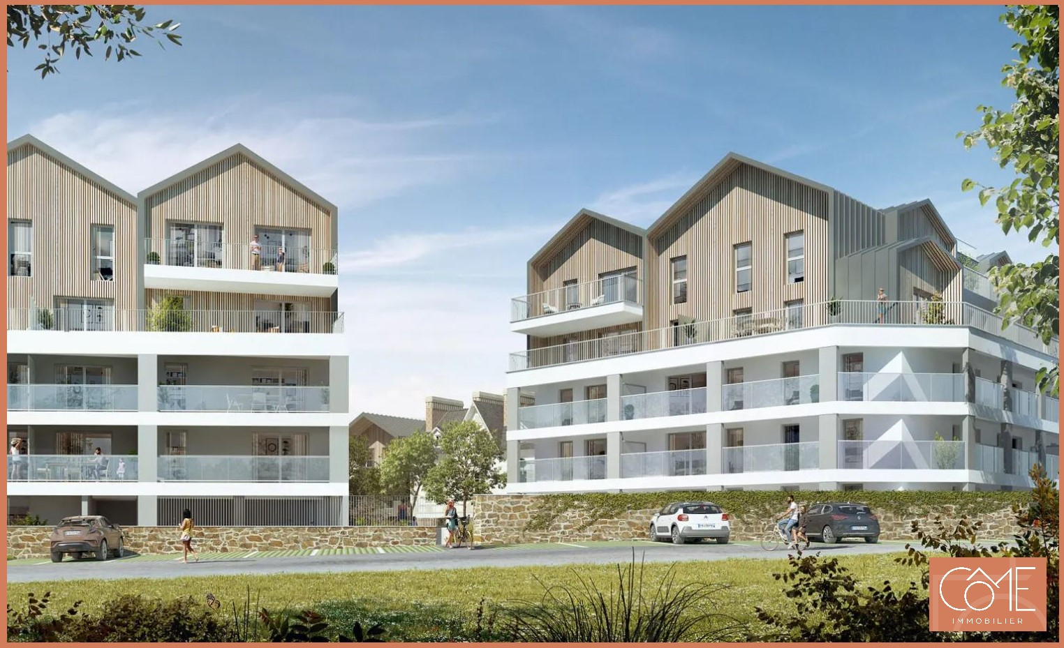 Photo Type 4 TERRASSE 33m² - HIPPODROME - SAINT-MALO image 3/6