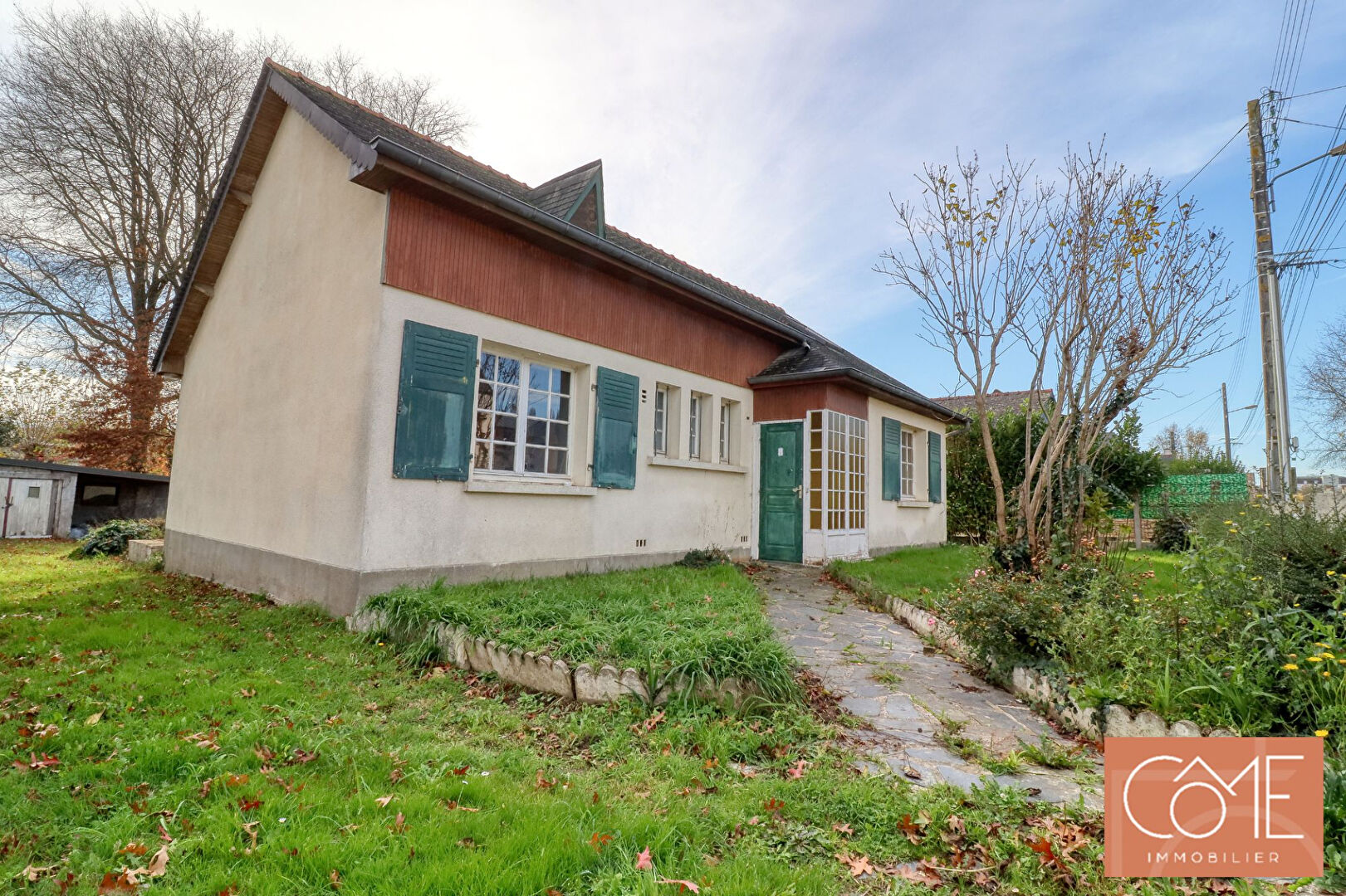 A VENDRE EN EXCLUSIVITE AMANDA - 35520 MELESSE - MAISON DE PLAIN-PIED À RÉNOVER - 2 CHAMBRES - 92 m² HAB. (130 m² AU SOL) - TERRAIN 595 m² - EXPOSITION SUD.