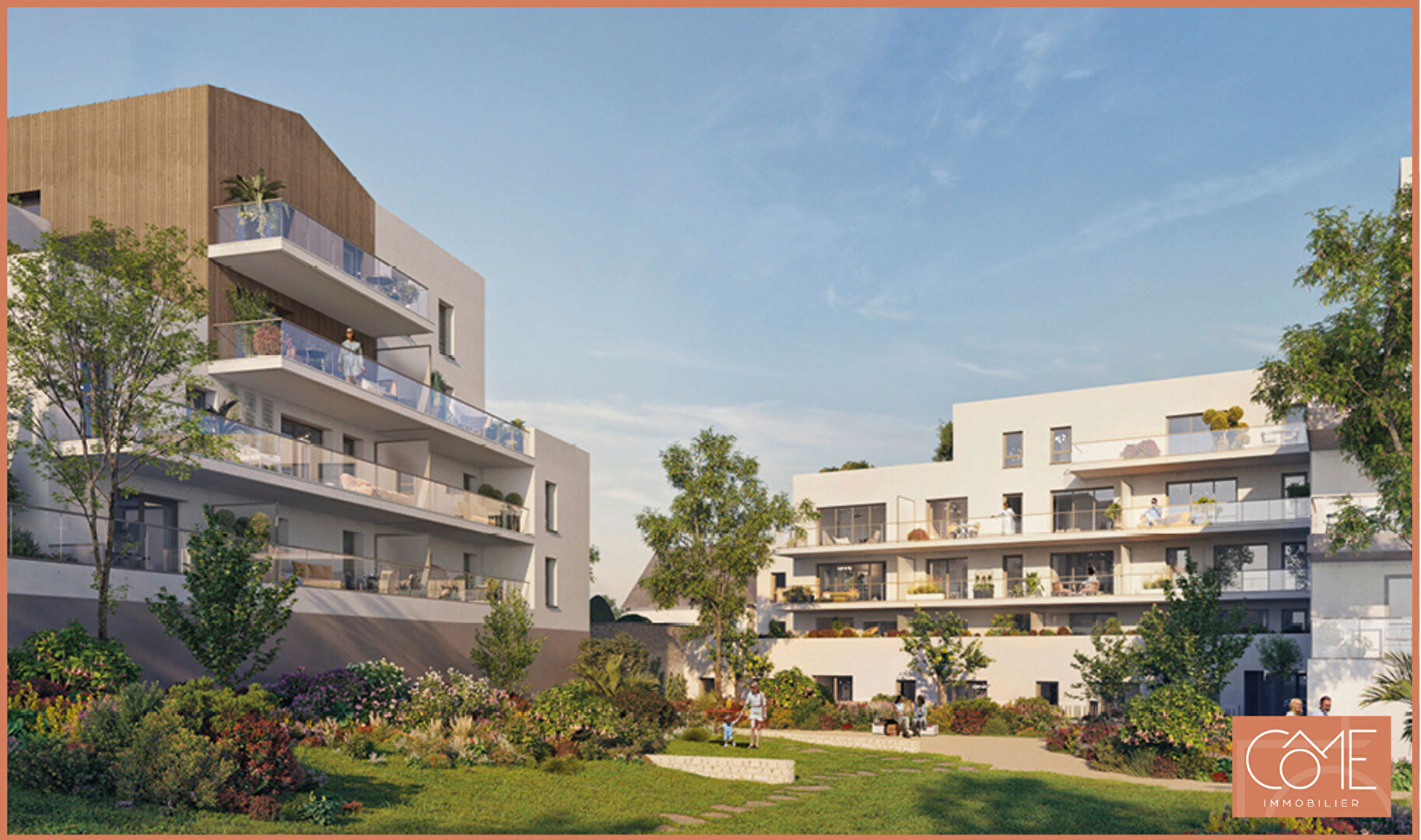 Photo TYPE 4  - 110m² - TERRASSES DE 34m² et 20m² - SUD et EST - CENTRE-VILLE - SAINT-GRÉGOIRE image 3/6