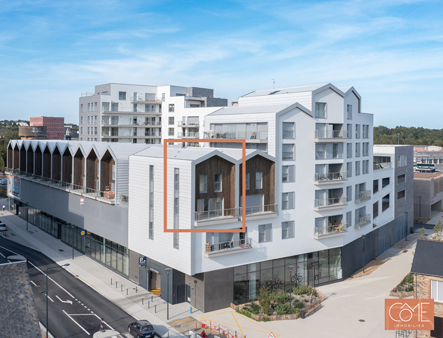 APPARTEMENT DUPLEX TYPE 3 67m² DUPLEX DERNIER ÉTAGE - SUD-OUEST - TERRASSE - PARKING ET CAVE