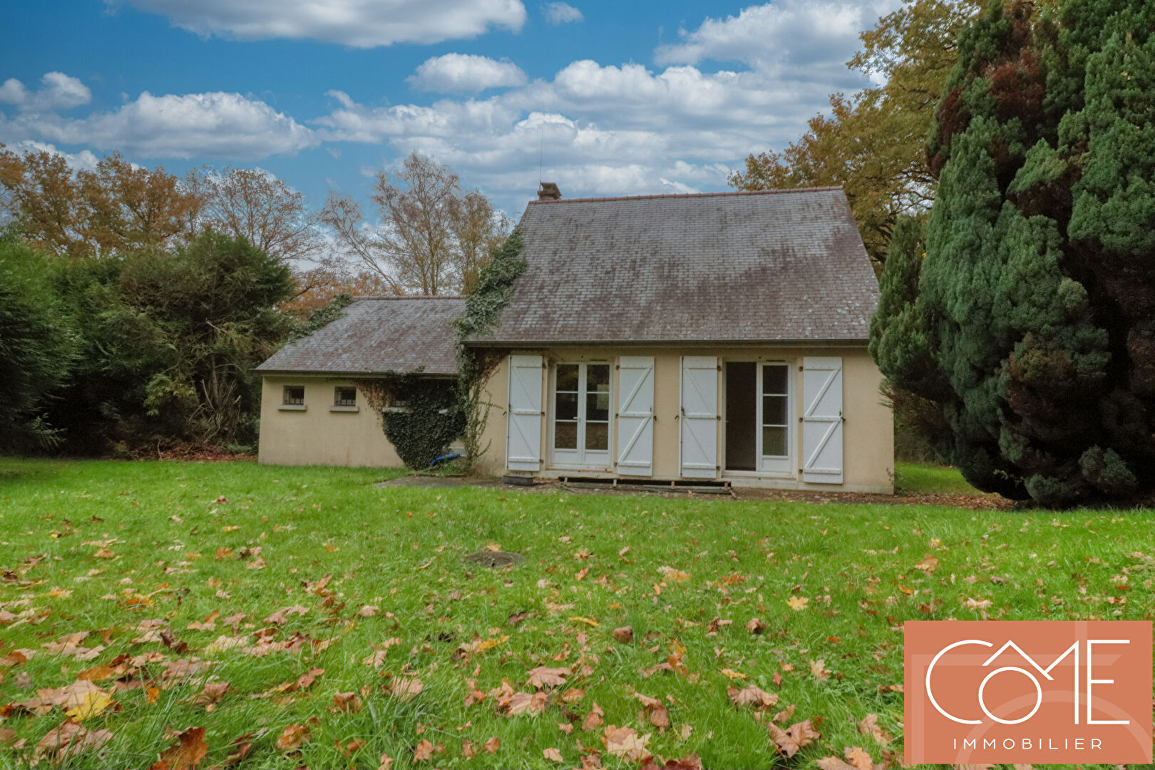 A VENDRE MAISON DE 70 M² À RÉNOVER AVEC PROJET D'AGRANDISSEMENT À 111 M² ET 4 CHAMBRES - PROCHE DE RENNES - 35770 VERN-SUR-SEICHE