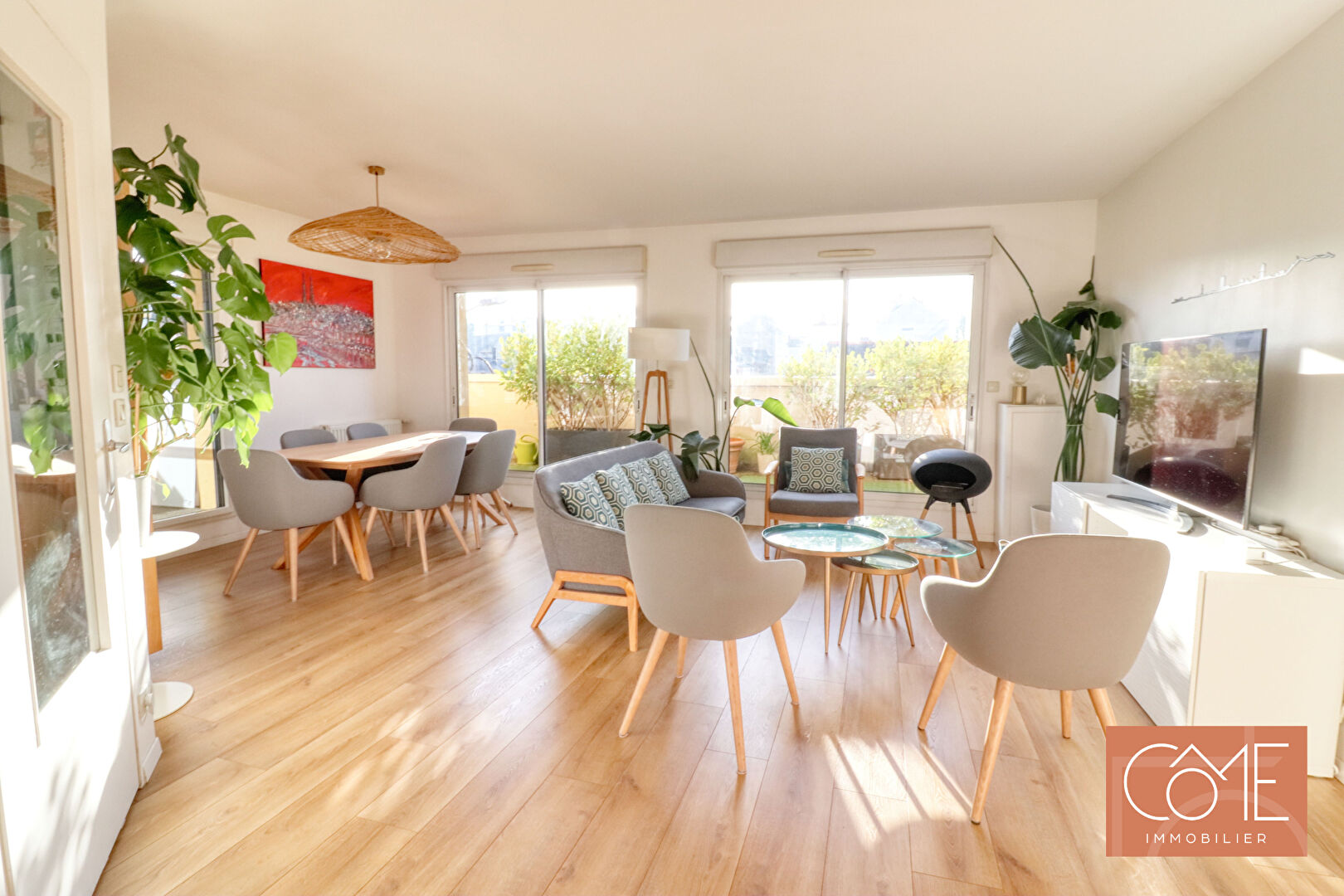 À VENDRE APPARTEMENT DE 127 M² AVEC 4 CHAMBRES - DEUX TERRASSES - GARAGE + PARKING - 35700 RENNES RUE D'ANTRAIN - BOULEVARD VOLNEY