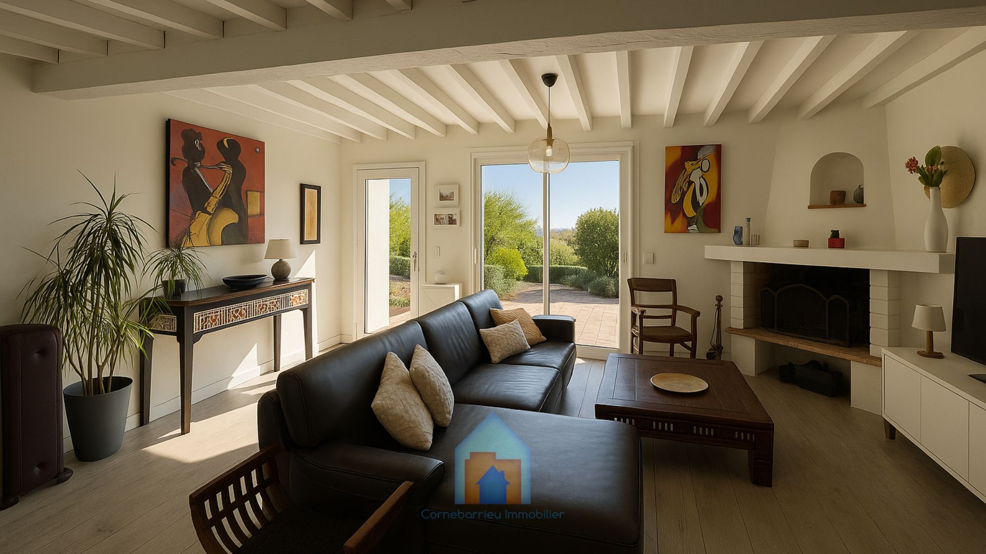 Photo Maison dans ancien corps de ferme rénové de 103m² proche centre Cornebarrieu image 4/6