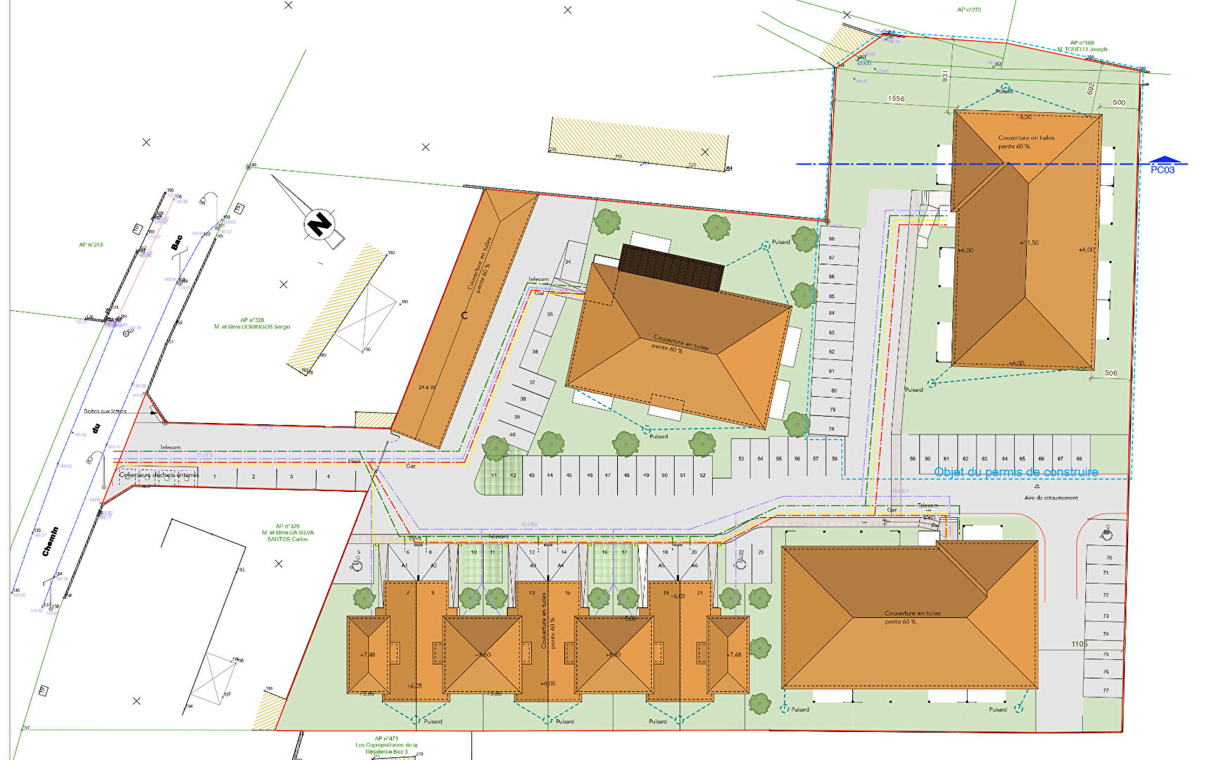 Photo Appartement 3 pièces de 66.80 m² à Lescar image 3/6