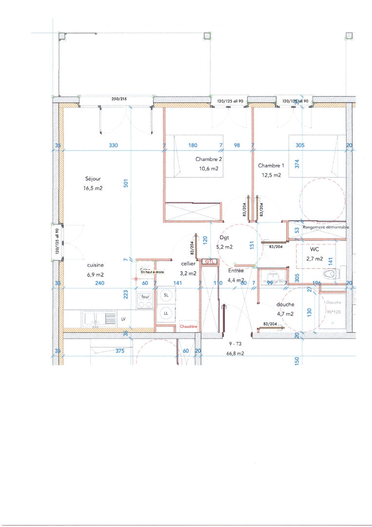 Photo Appartement 3 pièces de 66.80 m² à Lescar image 2/6