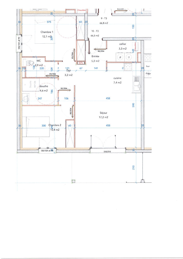 Photo Appartement 3 pièces de 66.50 m² à Lescar image 2/6