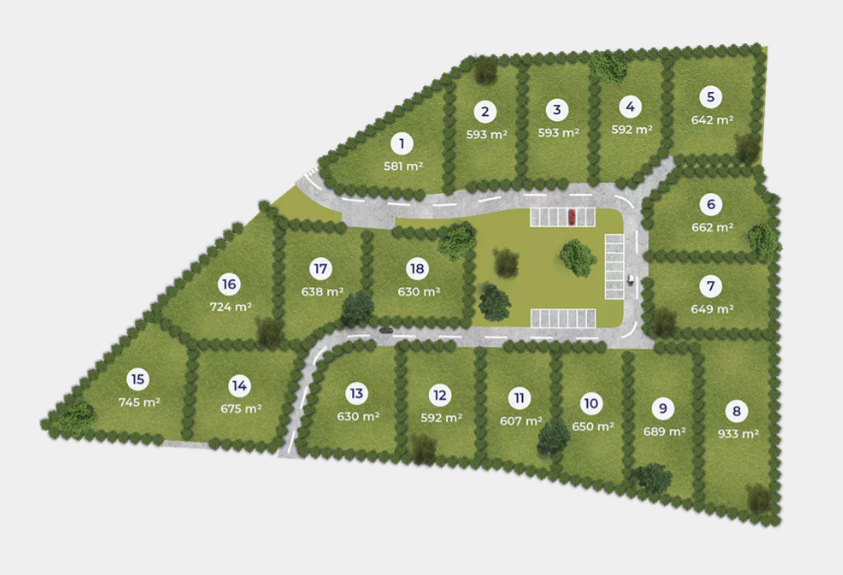 Photo Pardies, très beau terrain  581m2 image 4/6