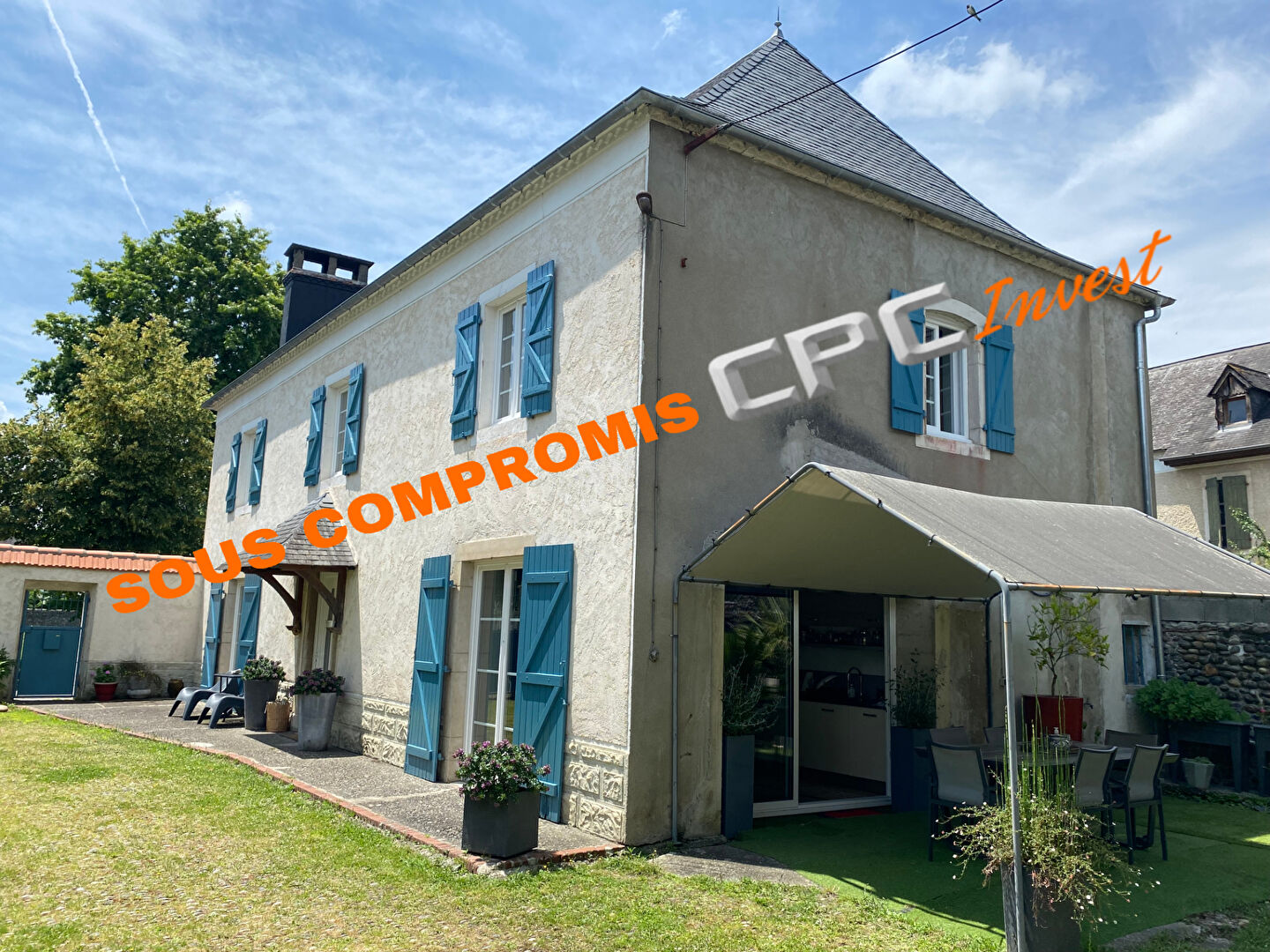 Pardies centre, belle béarnaise de 180 m² rénovée avec dépendances