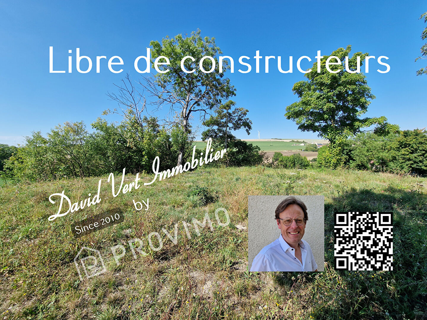 Photo Vitry le François 15 min grand terrain d'env 1566 m2 façade mini 36 m et profondeur mini 37 m. image 3/6