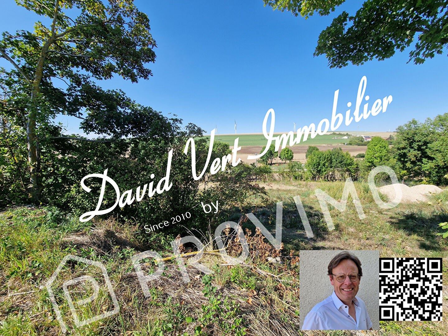 Photo Vitry le François 15 min grand terrain d'env 1566 m2 façade mini 36 m et profondeur mini 37 m. image 6/6