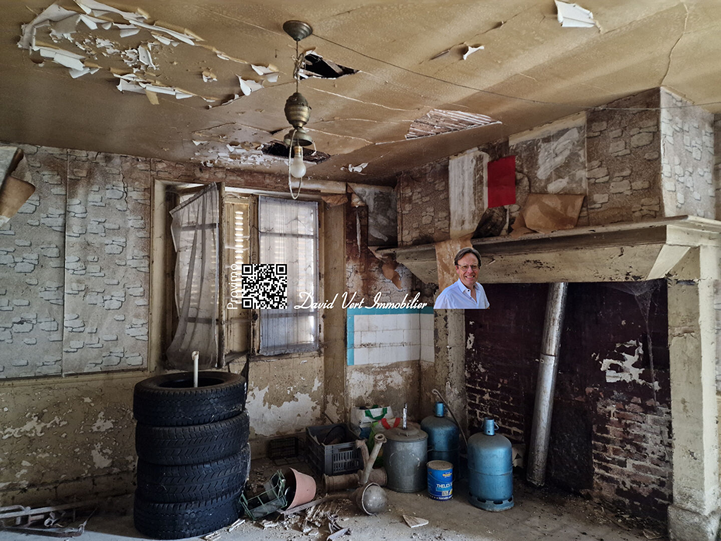 Photo Ancien corps de ferme avec granges à moins de 10 min de Chalons En Champagne avec env 7 pièces sur env 5500 m2 de terrain image 3/6