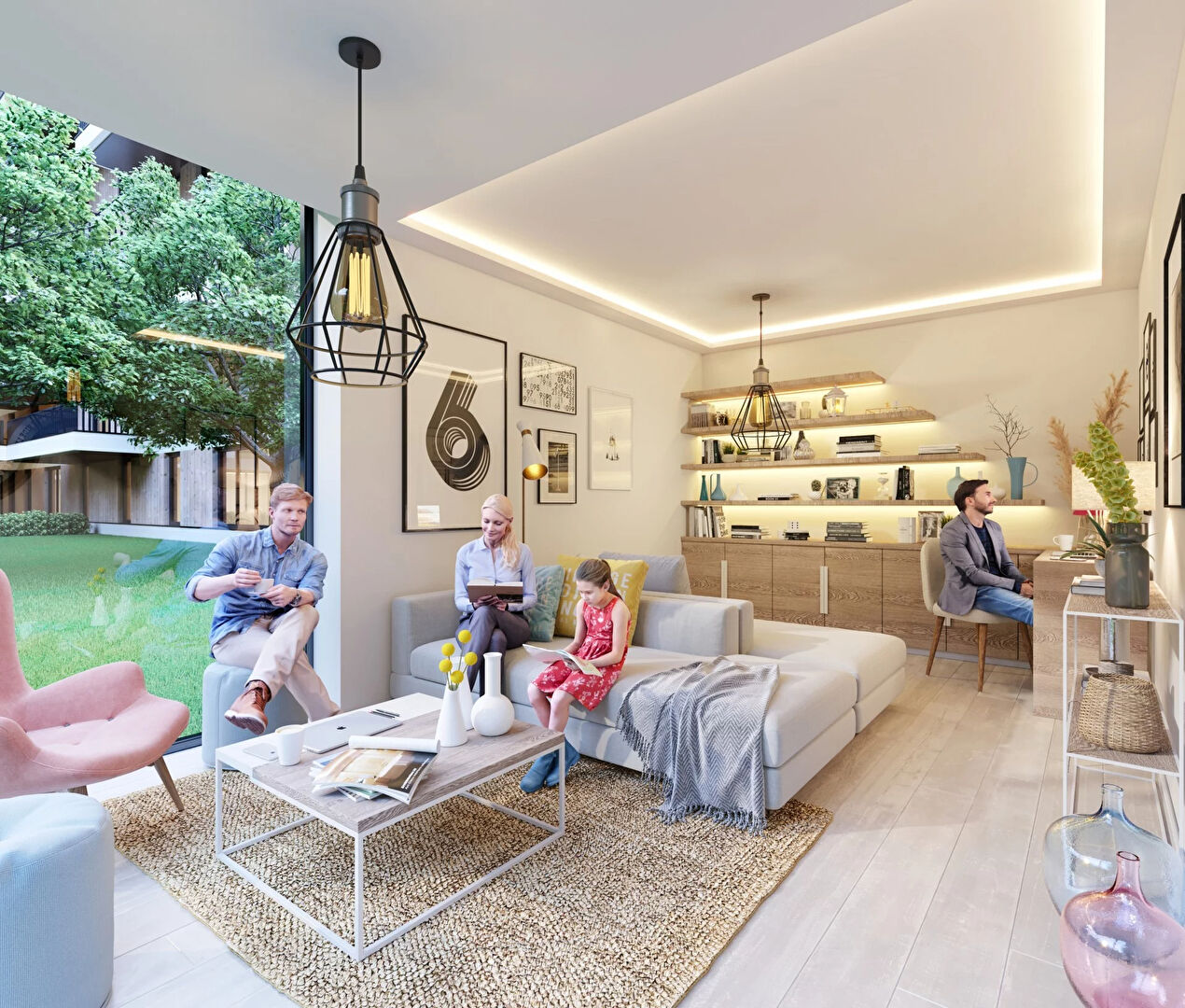 Photo COURSEULLES SUR MER Maison neuve 89 m² 4 pièces 3 chambres avec jardin et  garage image 5/5