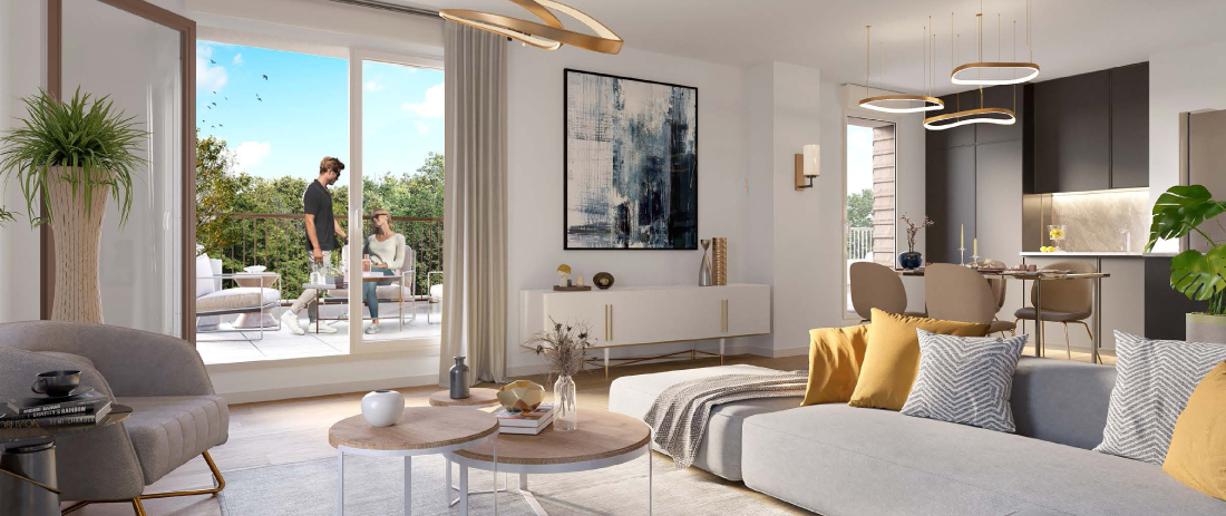 Photo COURSEULLES SUR MER Appartement neuf 56 m² 3 pièces 2 chambres avec loggia et parking image 3/5