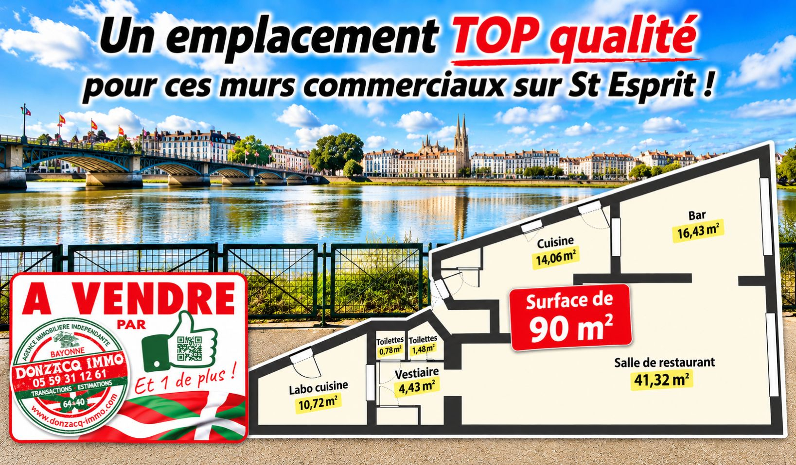 Agence immobilière de DONZACQ IMMO Bayonne - SARL DONZACQ IMMO
