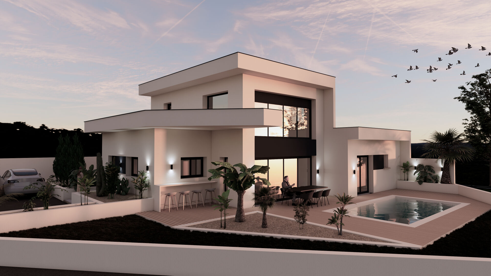 Photo Maison neuve avec permis de construire 130 m² COMMUNAY image 2/4