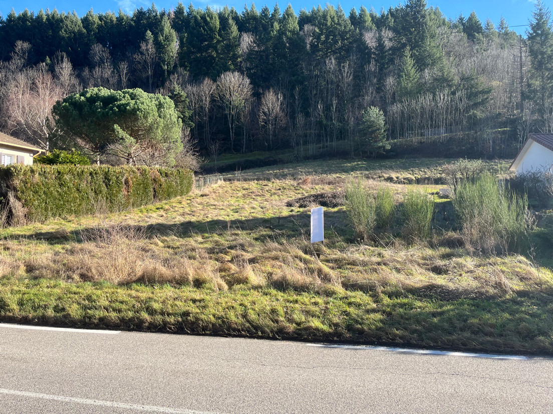 Photo Terrain de 650m² à Vocance image 1/5
