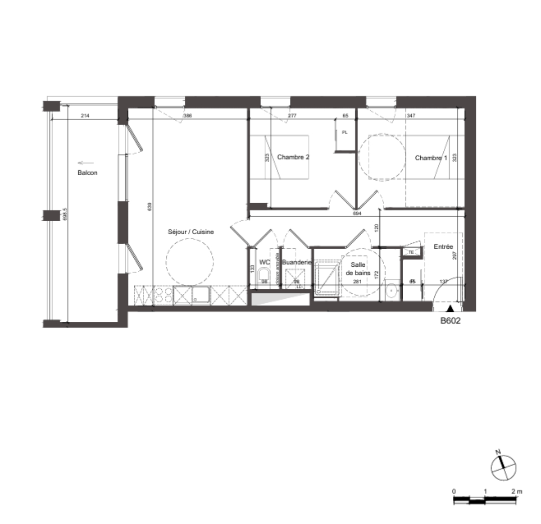 Photo Appartement Dijon 3 pièces 65.8 m2 image 4/4