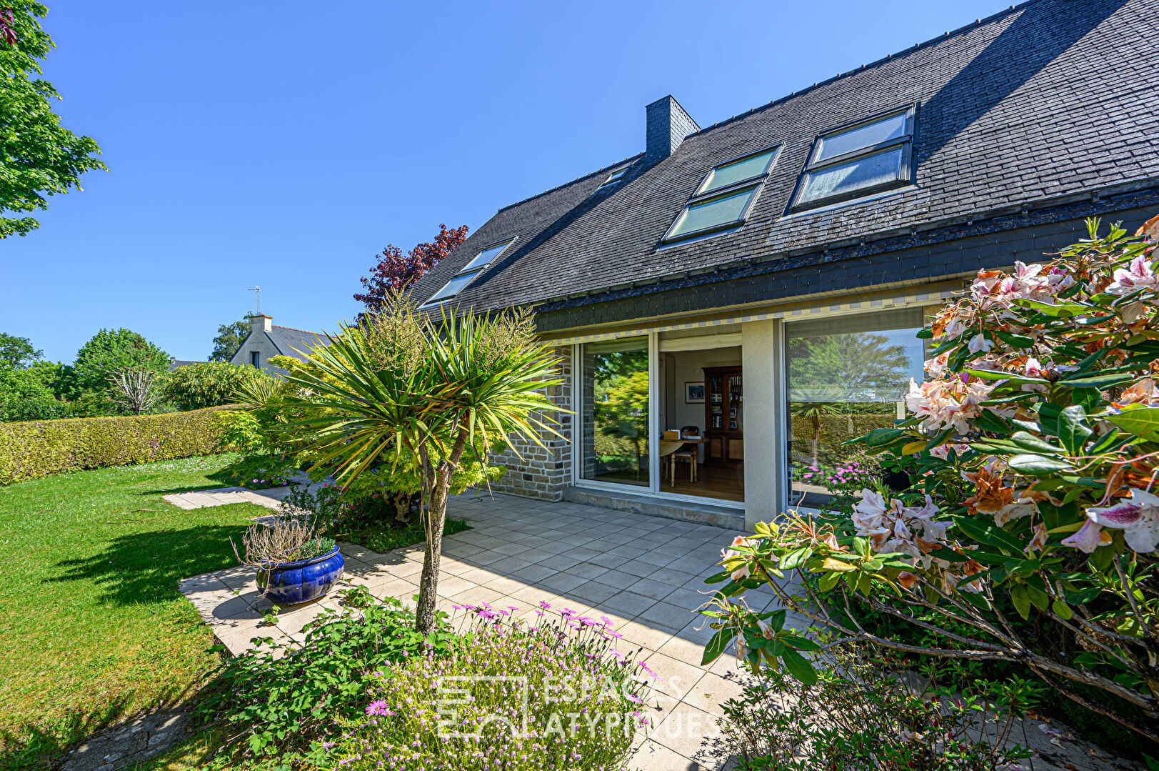 Photo Vannes rive gauche : maison avec terrasse ouest et vue sur le port image 2/6