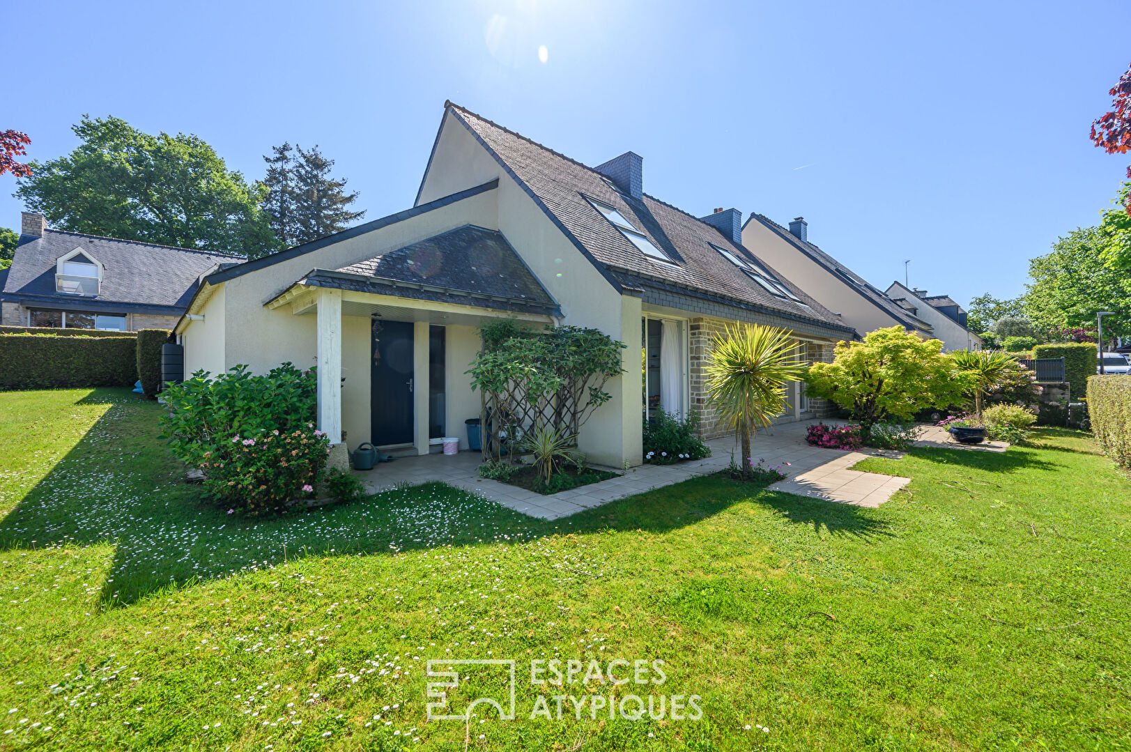 Photo Vannes rive gauche : maison avec terrasse ouest et vue sur le port image 4/6