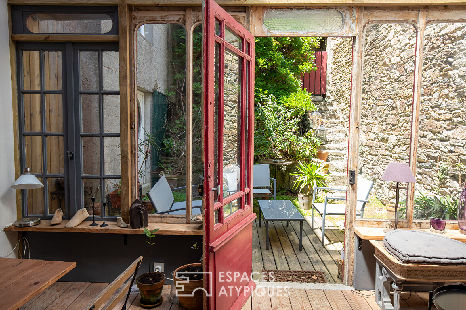 Maison de ville rénovée et son jardin suspendu à Belle-Ile-en-mer