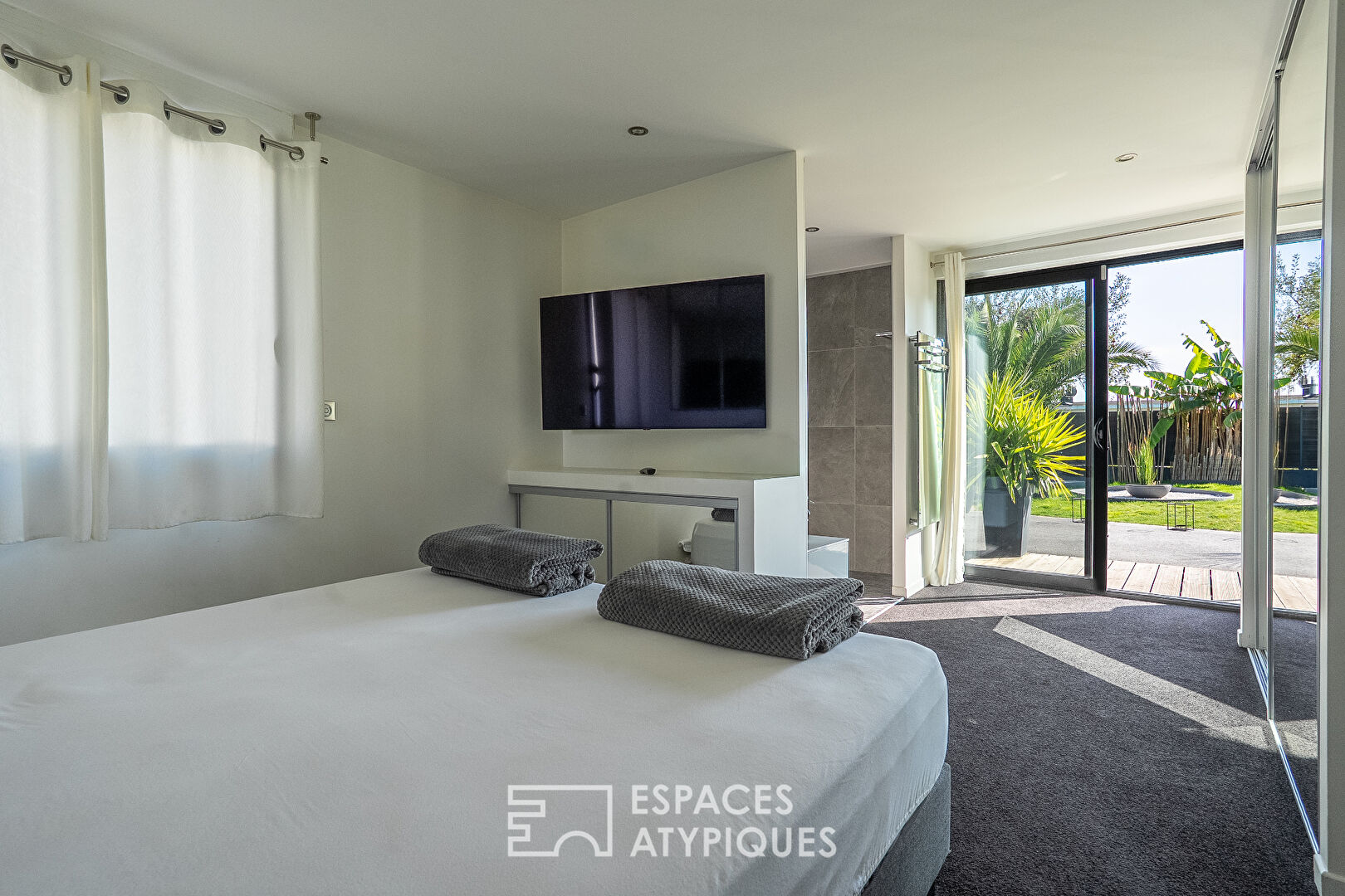 Photo Longère rénovée et son extension contemporaine à deux pas du haras image 6/6