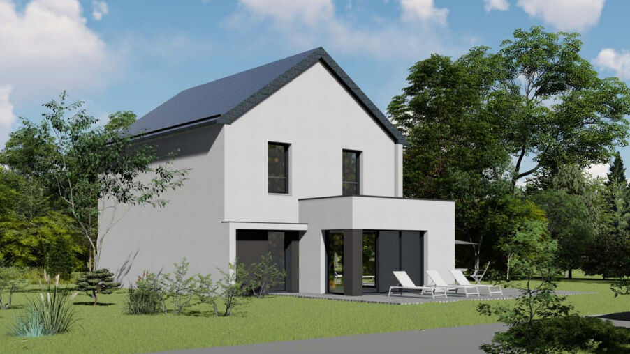 Terrain de 1050m2 avec permis accordé à Trégueux