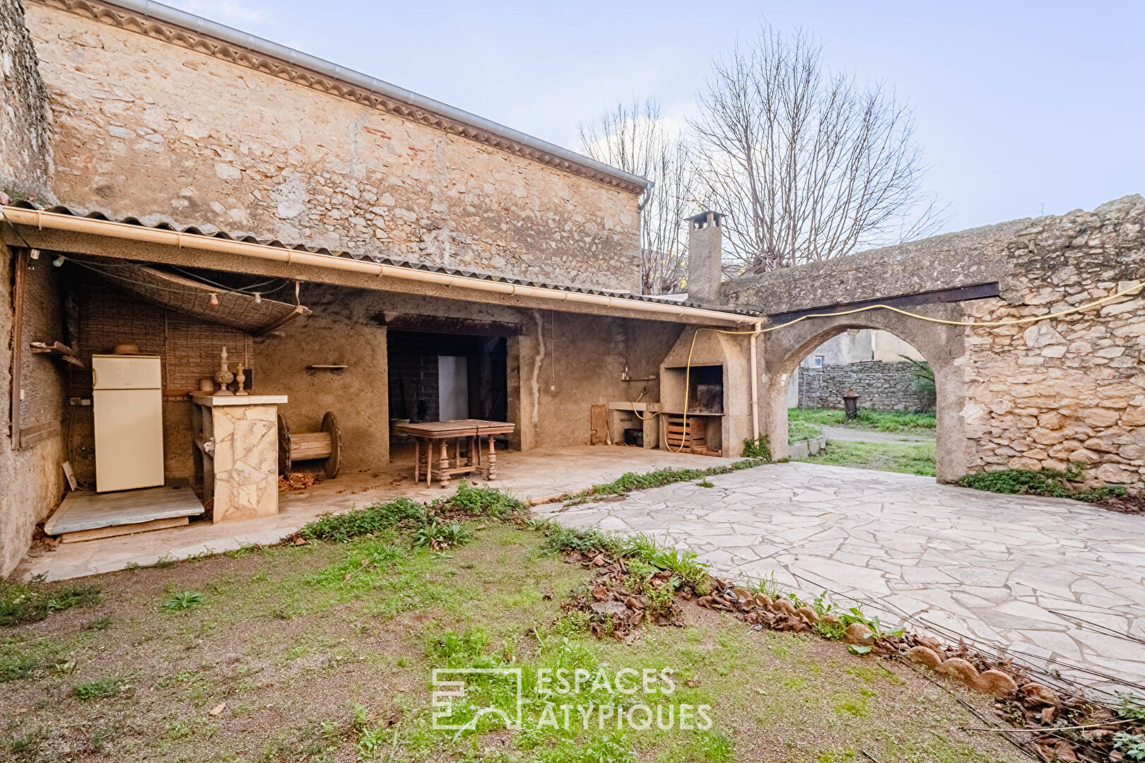 Maison de village avec dépendances - Projet évolutif
