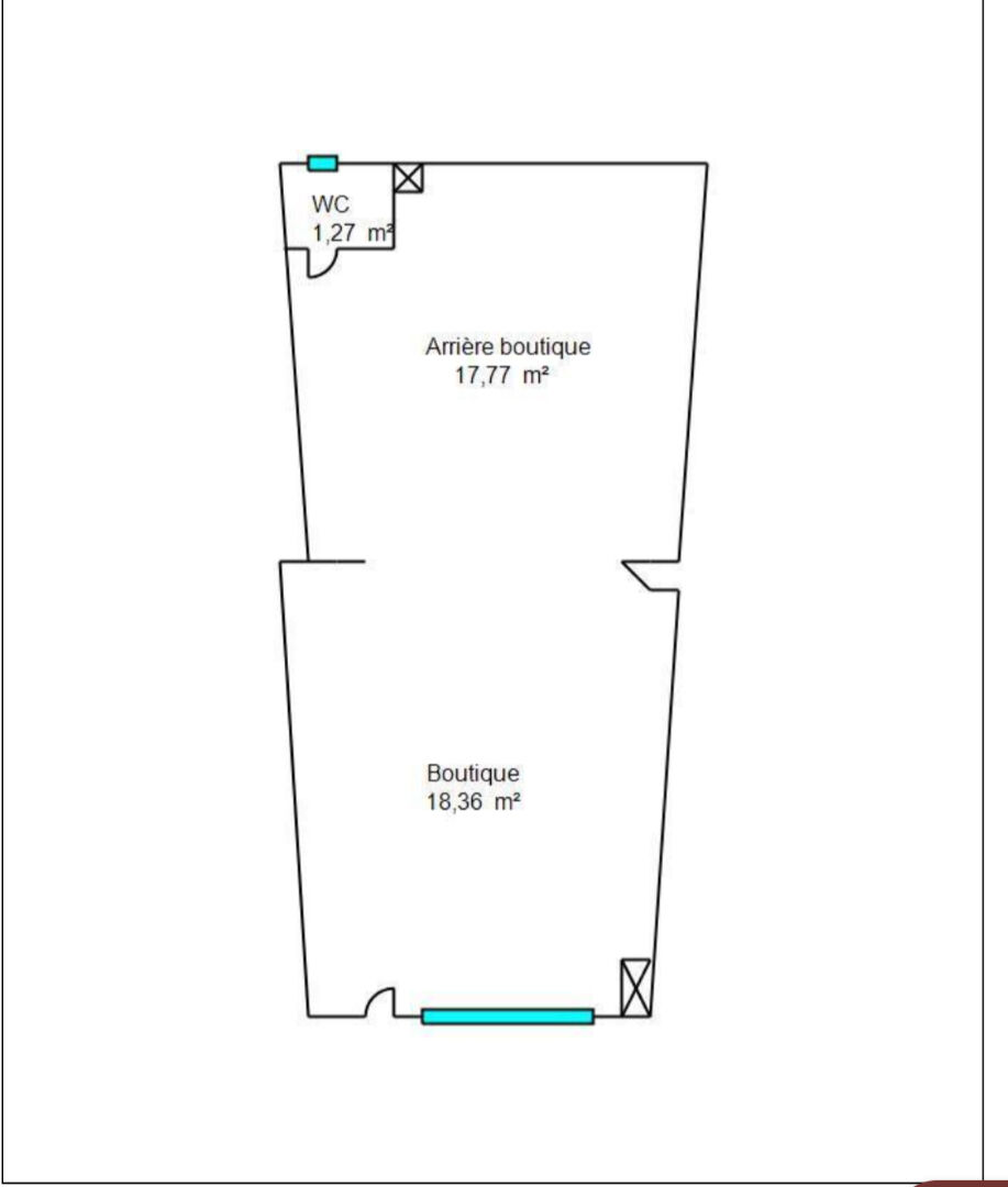 Photo À Vendre : Local Commercial à Paris, Quartier Rue des Envierges, 20ème Arrondissement 37.4m² image 3/3