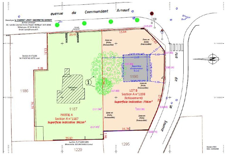 Photo Terrain Faremoutiers 796 m² image 3/6