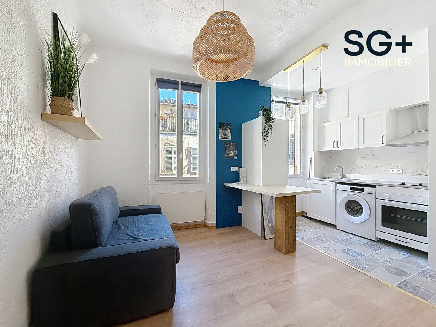 Appartement Marseille 1 pièce 23.70 m2