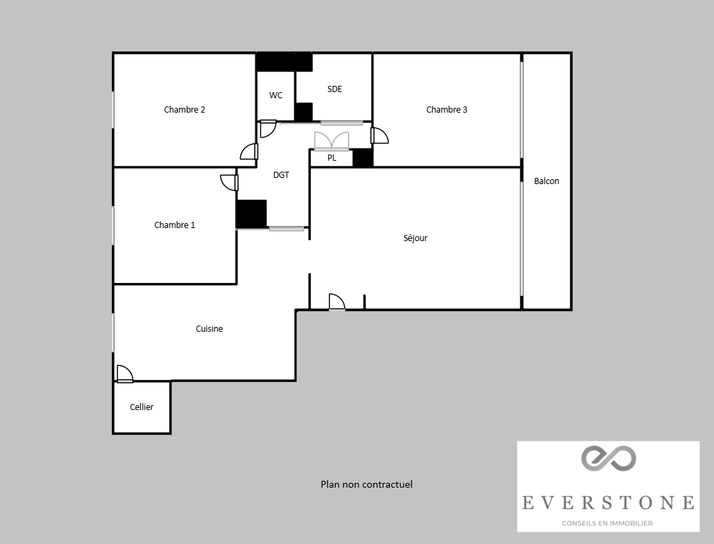 Photo Appartement Courbevoie 4 pièce(s) 72 m2 image 2/3