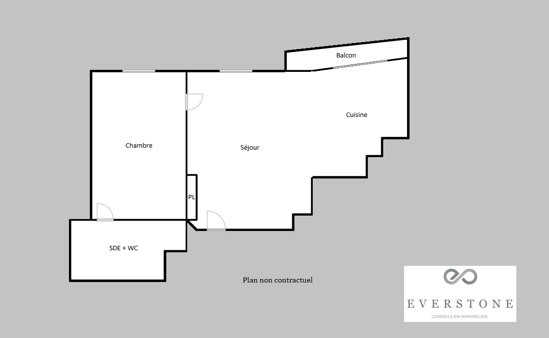 Photo Appartement Asnières-Sur-Seine 2 pièces 40 m2 image 2/6