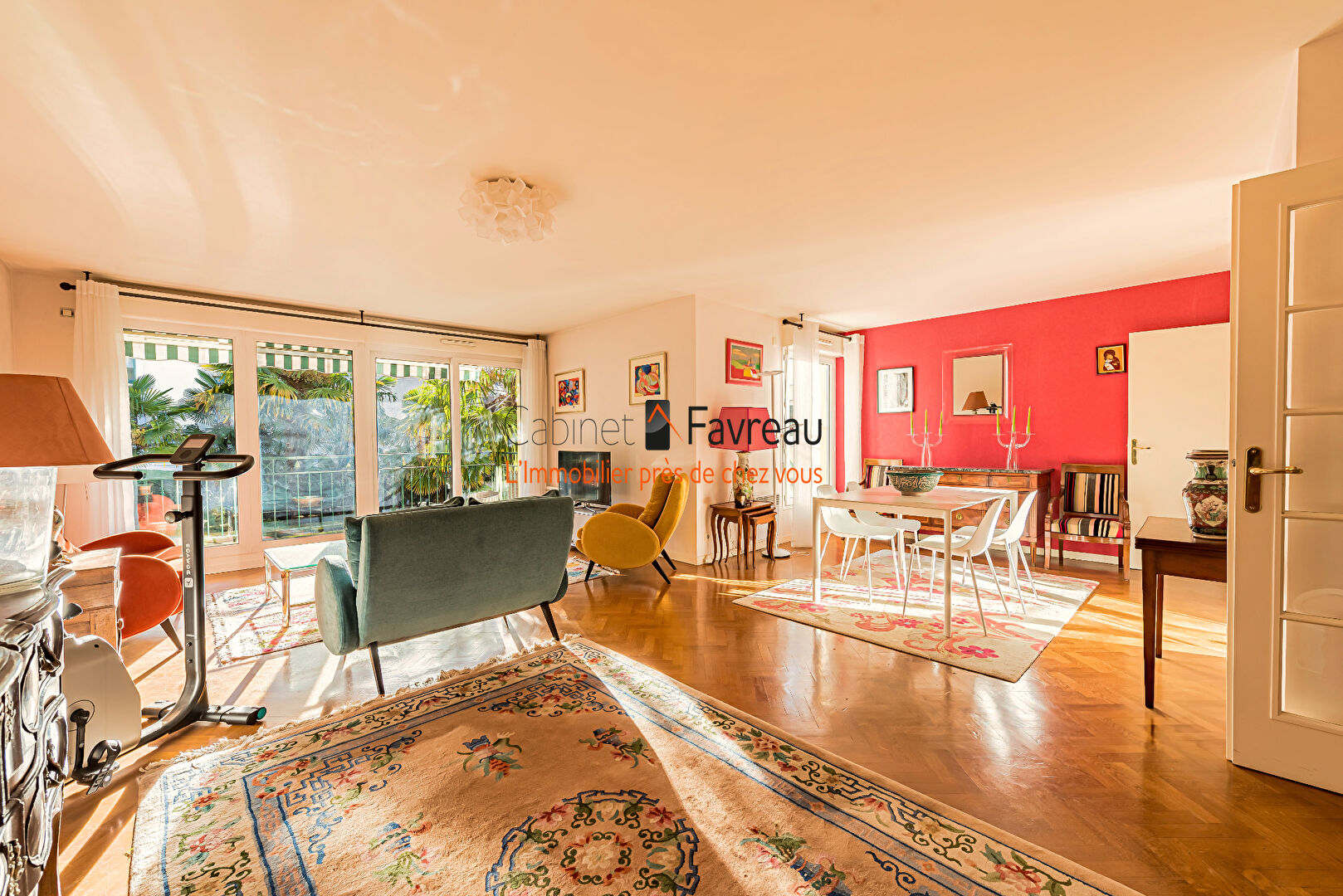 92160 ANTONY - APPARTEMENT FAMILIAL 99.83M² - BALCON - CAVE - 3 PARKINGS