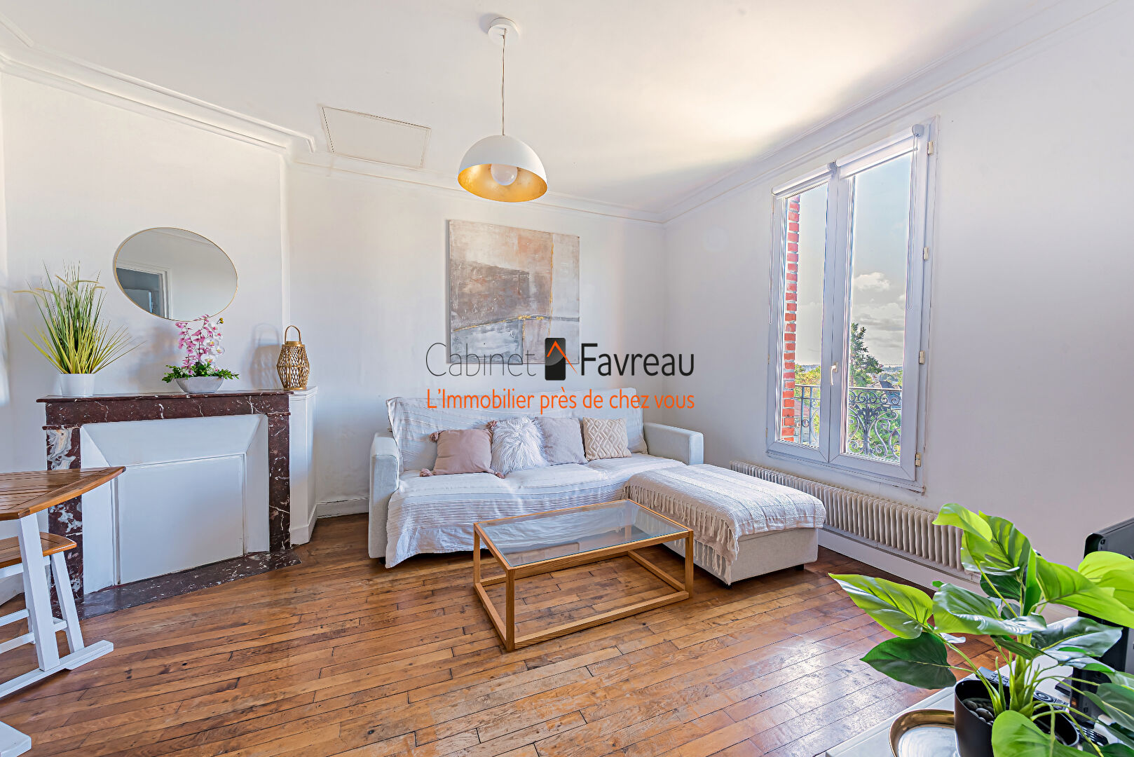 94110 - ARCUEIL - EN DERNIER ETAGE TROIS PIECES DANS BEL ANCIEN