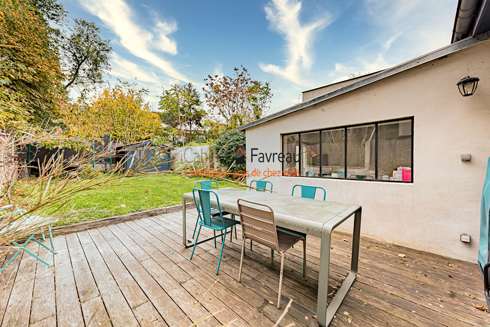 94110 ARCUEIL - QUARTIER DES POETES - MAISON 5 PIECES AVEC JARDIN