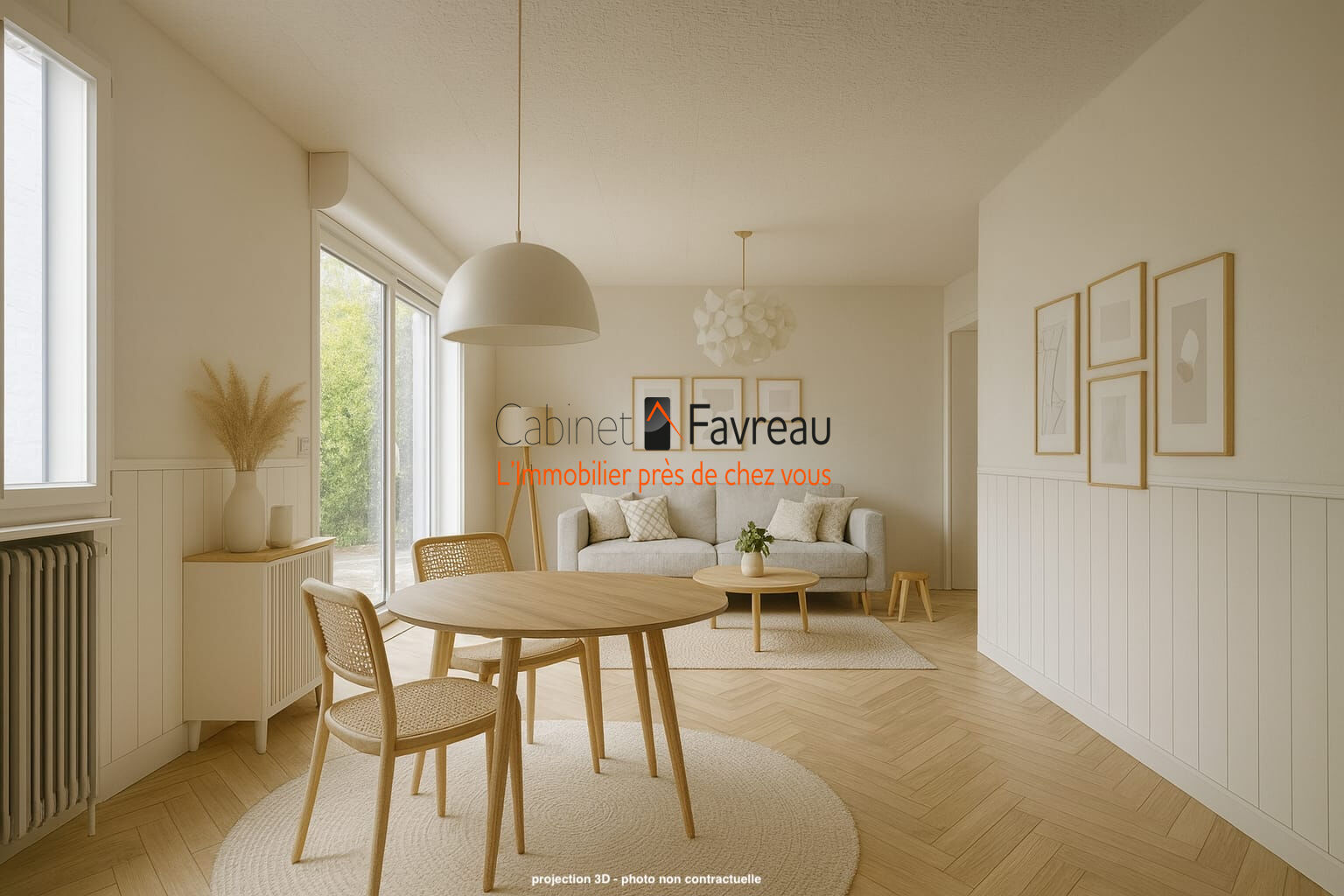 Photo LE CABINET FAVREAU - MAISON 7 PIECES AVEC JARDIN & 4 PLACES DE PARKING - LES CLOSEAUX-MARTINETS image 2/6