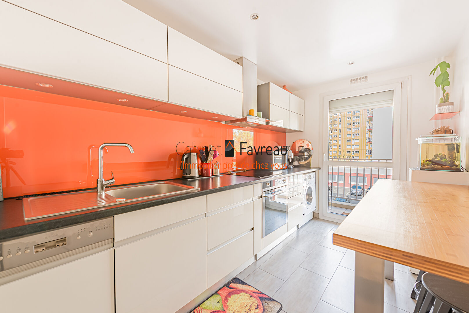 Photo CACHAN - 94230 - Appartement 3 pièces - 2 balcons - parking - ascenseur - cave - parfait état image 3/6