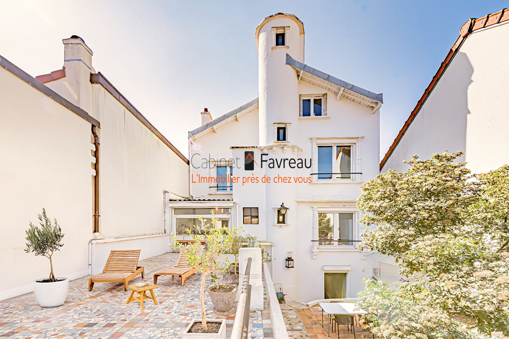 94240 - L HAY LES ROSES -  METRO GUSTAVE ROUSSY - QUARTIER PAVILLONNAIRE BELVEDERE - MAISON CHARME - 5 PIECES - JARDIN - TERRASSES