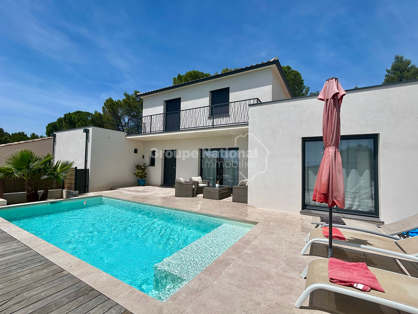 Caveirac Villa contemporaine 3 chambres avec piscine