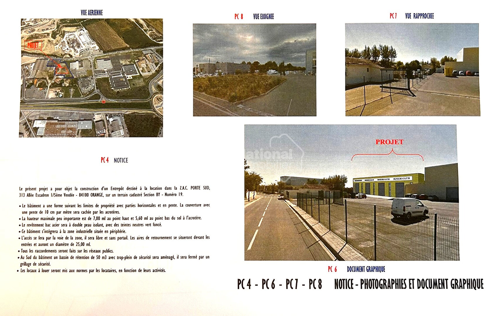 Photo ENTREPOT LOCAL D'ACTIVITE 1200 M² NEUF ORANGE SUD SORTIE AUTOROUTE 22 image 3/4