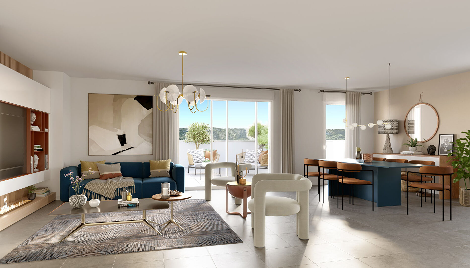 Photo Appartement T3 de 55m2 avec terrasse de 12m2 au dernier étage image 2/2