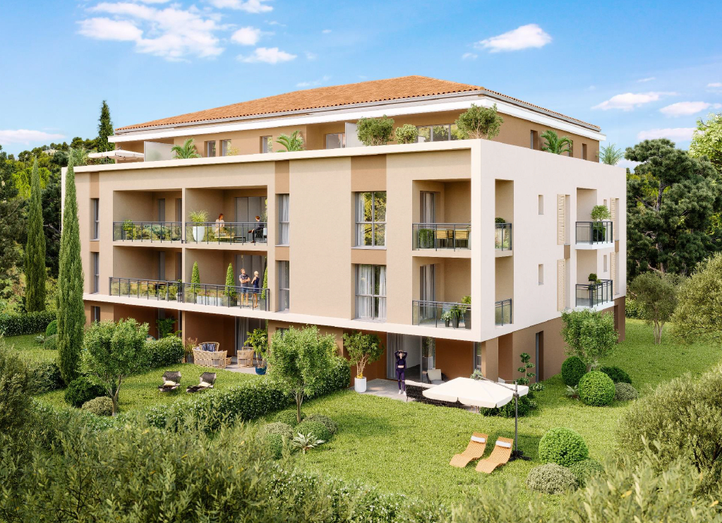 Photo Appartement T4 de 98m2 avec un jardin de 247m2 et une terrasse de 16m2 à Aix-en-Provence 13100 image 1/1